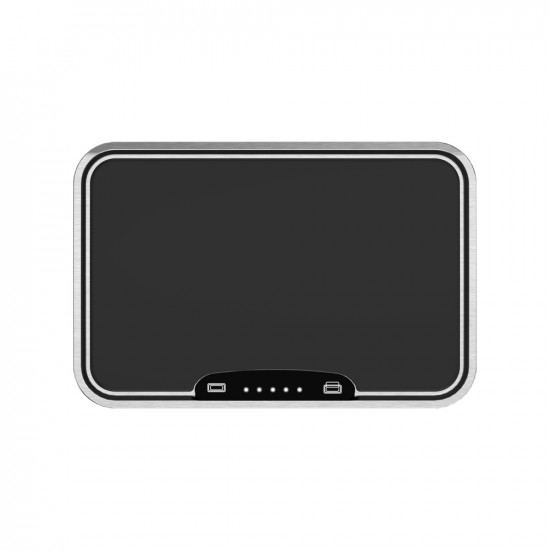 Відро для сміття сенсорне прямокутне Koer TC-020312-07 12 л колір графіт (KR5587)