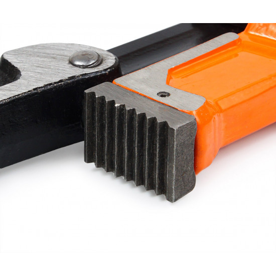 Ключ трубний Polax переставний з тріскачкою 0-65 мм, 300 мм (44-005)