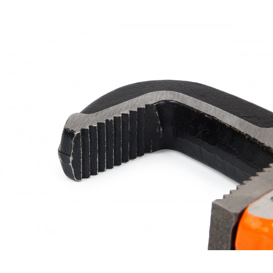 Ключ трубний Polax переставний з тріскачкою 0-65 мм, 300 мм (44-005)