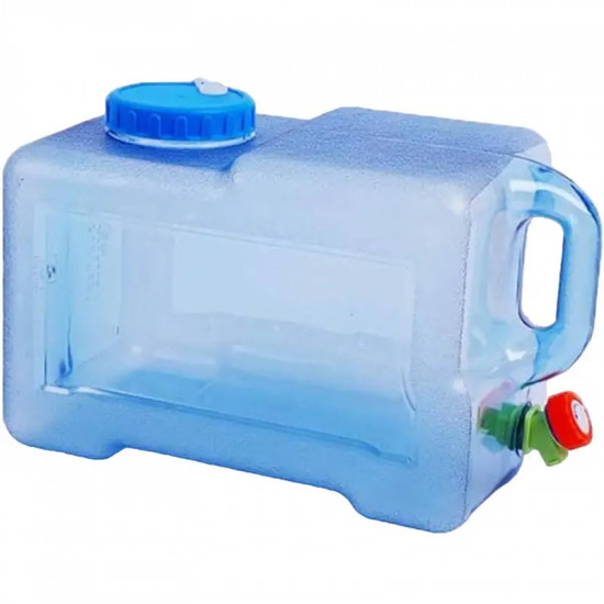 Бутель для води VIO з ручкою та краніком, 12 л, полікарбонат (0028)