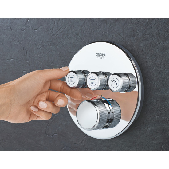 Термостат скрытого монтажа на 3 потребителя Grohe Grohtherm SmartControl (29121000)