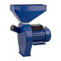 Кормоподрібнювач Кормороб КД-1В, (зерно + кукурузa), P=2500 Вт, продуктивність макс. - 240кг/год.