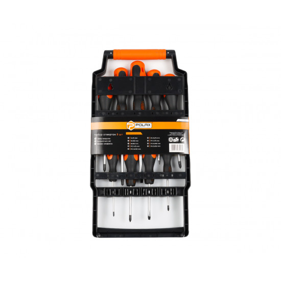 Набір викруток Polax 9 предметів (51-019)