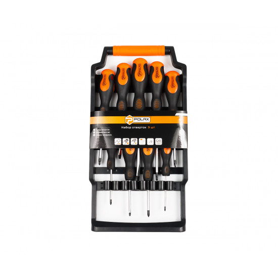 Набір викруток Polax 9 предметів (51-019)