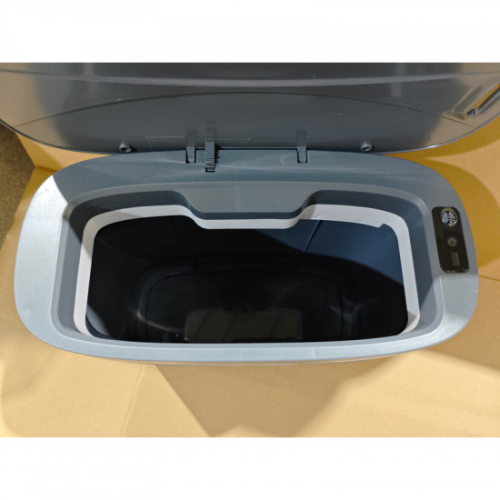 Відро для сміття сенсорне овальне Mixxus Flat-TC0109 Graphite 9 л колір графіт (MI7075)