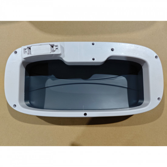 Відро для сміття сенсорне овальне Mixxus Flat-TC0109 Graphite 9 л колір графіт (MI7075)