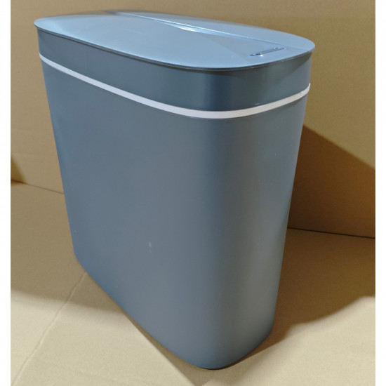 Відро для сміття сенсорне овальне Mixxus Flat-TC0109 Graphite 9 л колір графіт (MI7075)