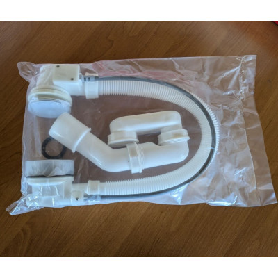 Сифон для ванни Koer BD-04-07 1 1/2'' напівавтомат з переливом, без ревізії (KR5444)