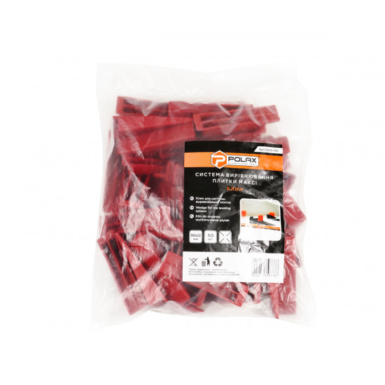 Клин СВП MAXI Polax система вирівнювання плитки 22х90 мм 50 шт. (1000-155)