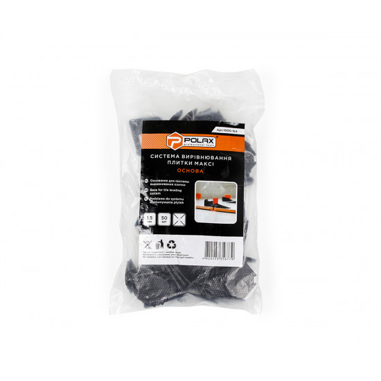 Основа СВП MAXI Polax система вирівнювання плитки 1,5 мм 50 шт. (1000-154)