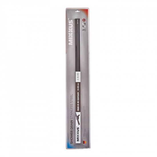 Душовий трап з нерж. сталі SUS304 Mixxus Drain-05-80-Slim Black (30x800мм) (Чорний) (MI6171)