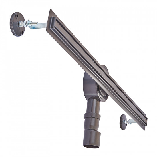 Душовий трап з нерж. сталі SUS304 Mixxus Drain-05-80-Slim Black (30x800мм) (Чорний) (MI6171)