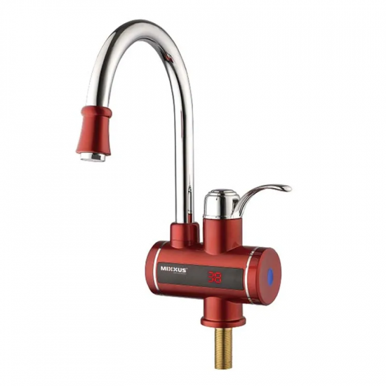 Проточний водонагрівач MIXXUS Electra 240-E Red (з індик. темп.) (MI2748)