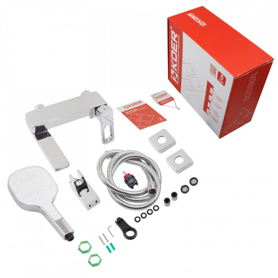 Змішувач для ванни Koer KB-41031-01 з коротким виливом (KR5436)