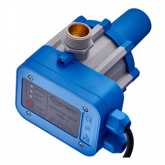 Контролер тиску Vodomet VDS-1 електронний для насоса 1,1кВт,1", з кабелем (VO4200)
