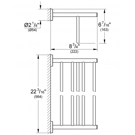 Полиця для рушників у ванну Grohe Bau Cosmopolitan Neutral (40462001)
