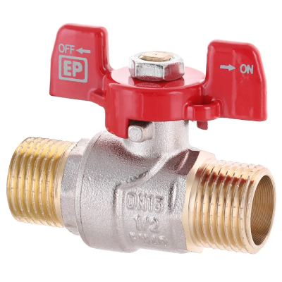 Кран кульовий 1/2" ШШМ Europroduct EP.130 (EP2956) Кран кульовий 1/2" ШШМ Europroduct EP.130 (EP2956)