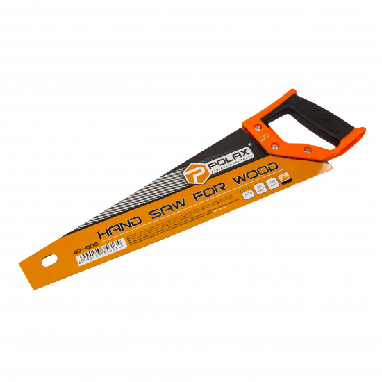 Ножівка пила по дереву Polax з розпеченим зубом 400 мм 55 HRC (47-005)