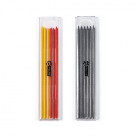 Олівець будівельний механічний Polax та стрижні (50-004)