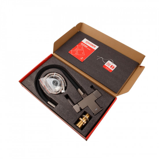 Змішувач для кухні Koer KB-72023-07 з виходом для питної води (KR5010)