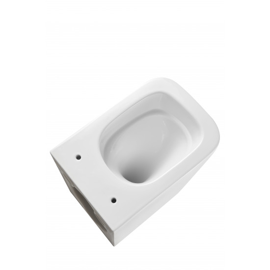 Унітаз підвісний Mixxus Premium Quadro-0301-T3 490x340x360mm, система змиву TORNADO 3.0 (MP6453)