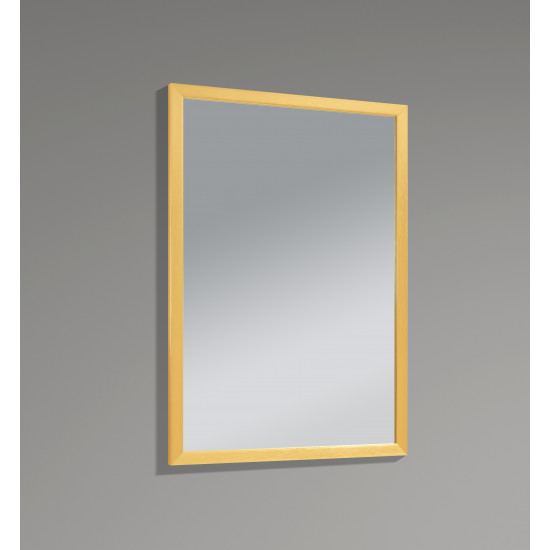 Зеркало настенное Zerix FONTE MRZ09-700x850-REVERSE GOLD прямоугольноe в золотой раме (ZX5639)