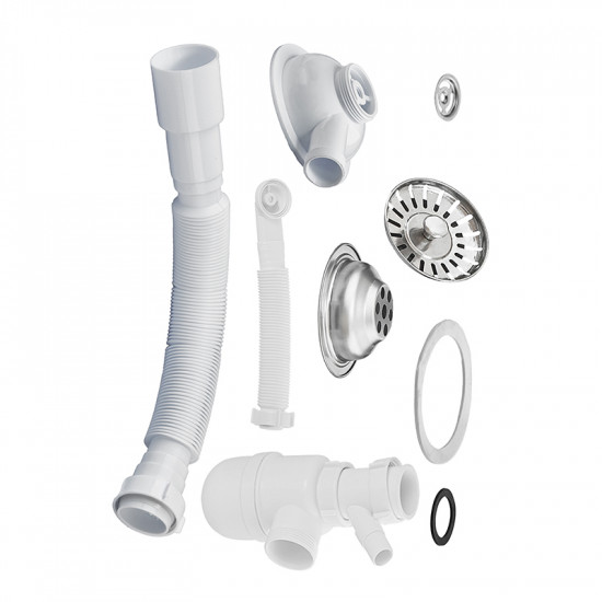 Мийка Zerix ZS-6250S-01 White (ZX4587)