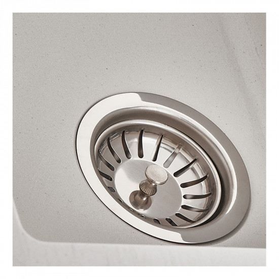 Мийка Zerix ZS-6250S-01 White (ZX4587)