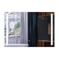 Зеркало Mixxus Premium LINES MR18-100x70-REVERSE (LED Touch, Anti-fog, диммер) (MP6627)