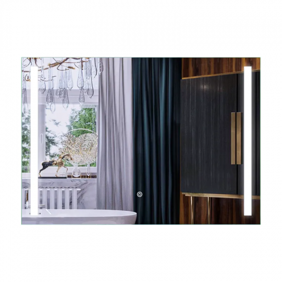 Зеркало Mixxus Premium LINES MR18-100x70-REVERSE (LED Touch, Anti-fog, диммер) (MP6627)