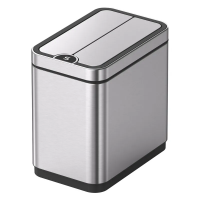 Датчикное прямоугольное мусорное ведро Koer TC-020112-02 12 л цвет нержавейка (KR5582)
