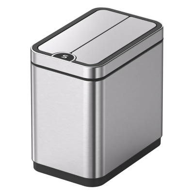 Датчикное прямоугольное мусорное ведро Koer TC-020112-02 12 л цвет нержавейка (KR5582)