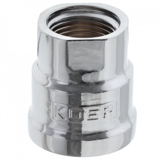 Муфта редукционная 1/2"x3/8" (хром) Koer KF.C0406.chr (KF0121)