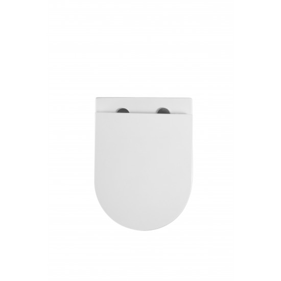 Унітаз підвісний Mixxus Premium Ellipse-0301-R 495x365x365mm, система змиву Rimless (MP6460)