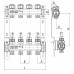 Коллектор с расходомером и термостатическими клапанами Roho R804-03 - 1"х 3 вых. (RO0035)