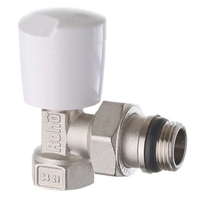 Кран радіаторний Roho R5551-050 - 1/2" кутовий (антипротечка) (RO0129) Кран радіаторний Roho R5551-050 - 1/2" кутовий (антипротечка) (RO0129)