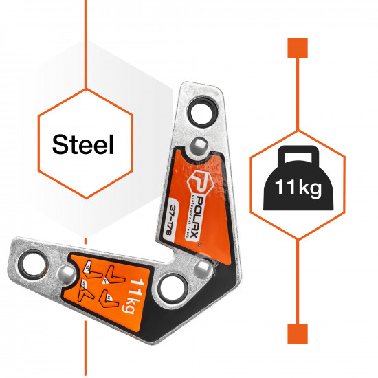 Магнітний кутник для зварювання  Polax 75x85 мм (37-178)