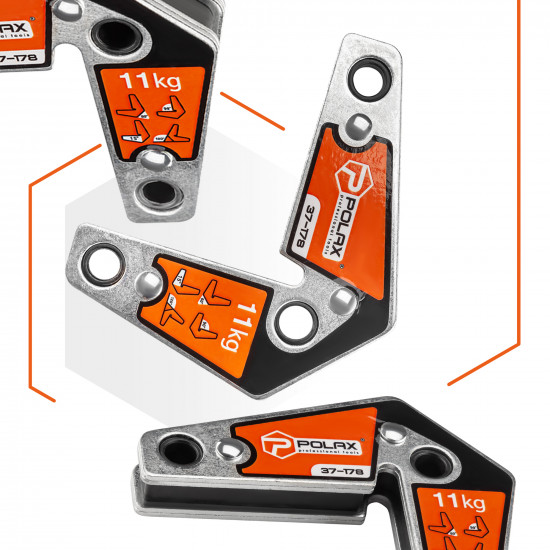 Магнітний кутник для зварювання  Polax 75x85 мм (37-178)