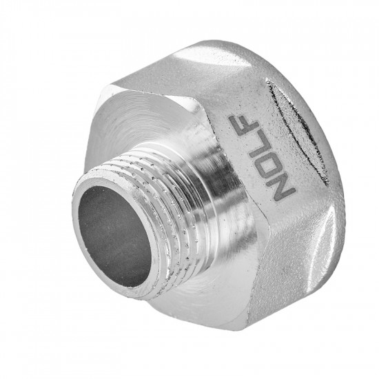 Перехідник Nolf NFC.A0206-N-1/2"Fx1/4"M нікельований (NF3087)