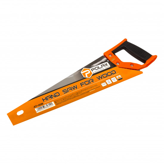 Ножівка пила по дереву Polax з розпеченим зубом 450 мм 55 HRC (47-006)