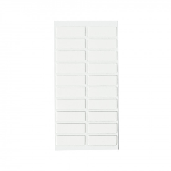 Кліпса кабельна Ø3-5 мм Polax самоклеюча 28х10 мм, 20 шт (37-172)