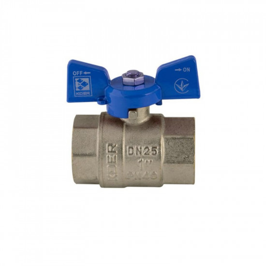 Кран шаровый Koer 1" ГГМ (KR.217.B) синний (KR2718)