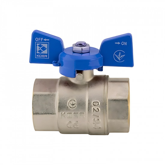 Кран шаровый Koer 1" ГГМ (KR.217.B) синний (KR2718)