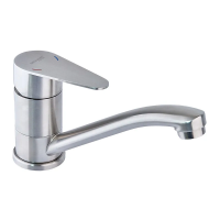 Смеситель для умывальника Mixxus NEO-004-15cm (нерж. сталь) (MI6179)