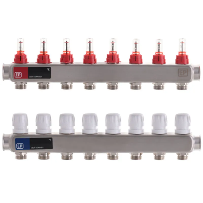 Коллекторный блок с расходомерами Europroduct EP.S1110-08 1 "x8 (EP4984)
