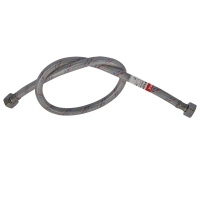 Гнучкий шланг для підключення води гайка 1/2'' - гайка 1/2'' (150 см) (силик. оболонка) Zerix (ZX30