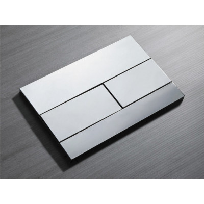 Панель змиву Koer KT-0603-01 240x160x10mm пластикова, кнопка лінійна (KR5319)