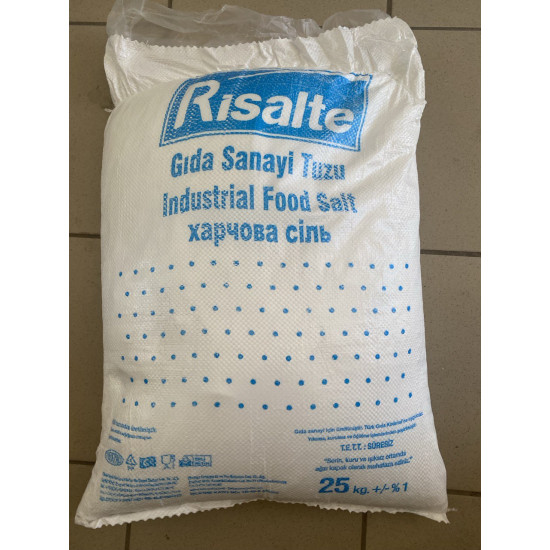 Сіль харчова помел B01, Risalte, Туреччина, 25 кг (10005)