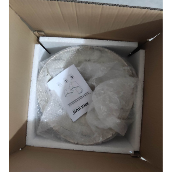 Раковина накладна Mixxus Premium WAVE-0103 MARBLE 380х380х170mm (MP6532)