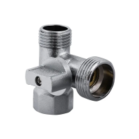 Кран для подключения сантехнических приборов 1/2Mx3/4Mx1/2F (NF.1110) Nolf (NF2971)